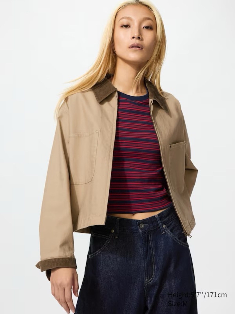 Uniqlo Zip-Up Short Jacket